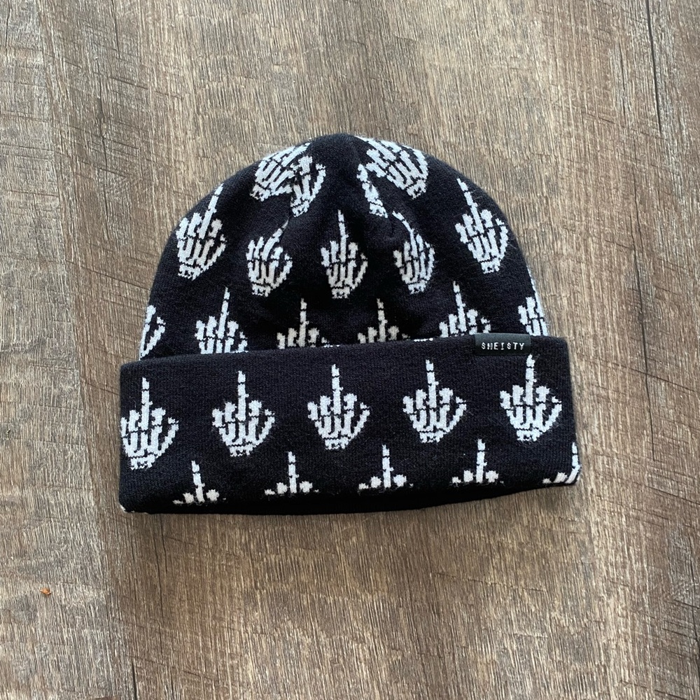 Aloha Black Beanie